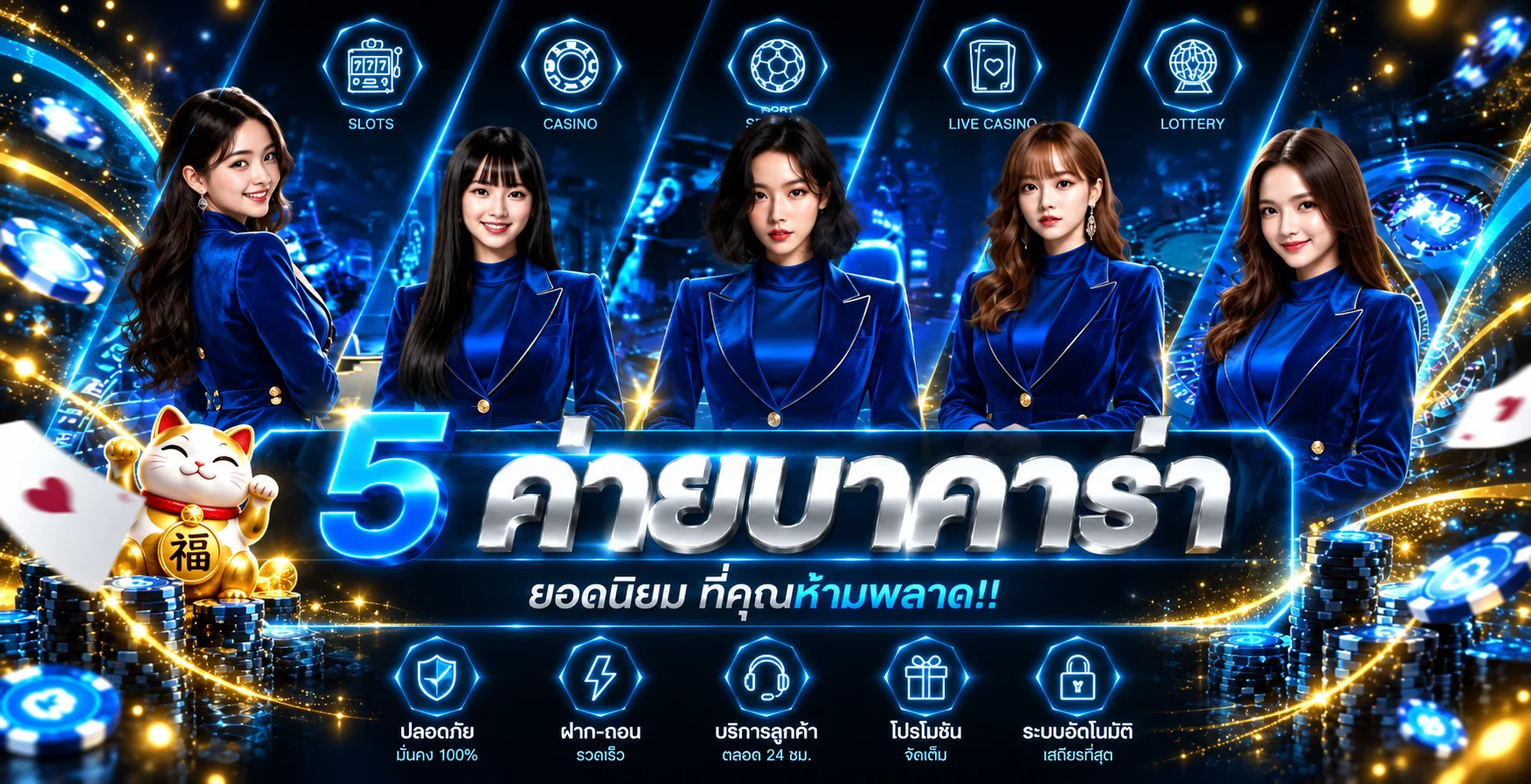 ภาพรวมค่ายบาคาร่าและคาสิโนสด LUNA FUN