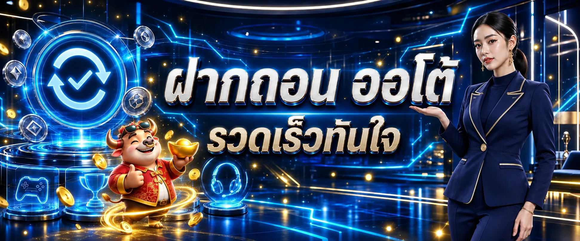 คู่มือฝากถอนอัตโนมัติและดูแลบัญชี LUNA FUN