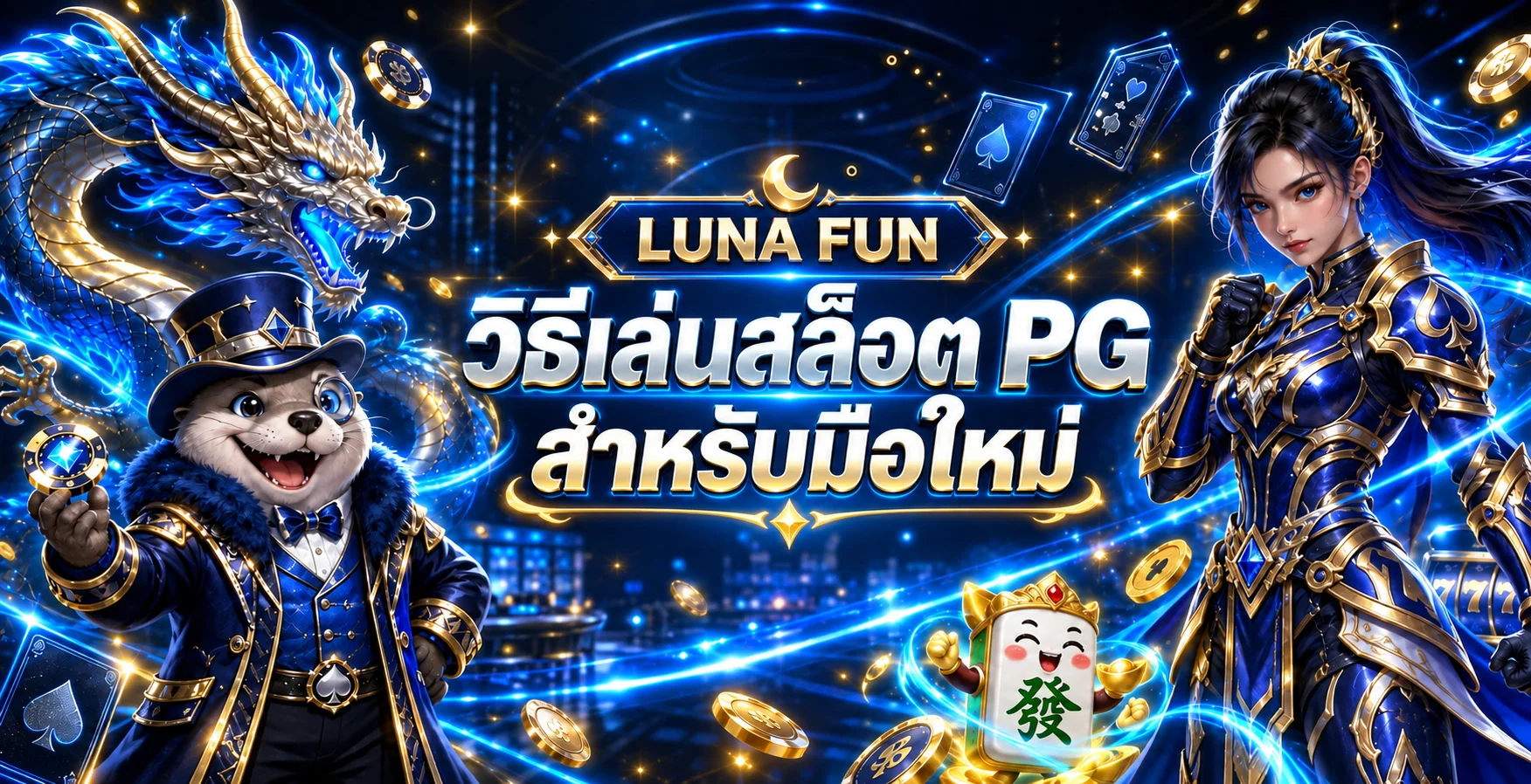 LUNA FUN | วิธีเล่นสล็อต PG สำหรับมือใหม่